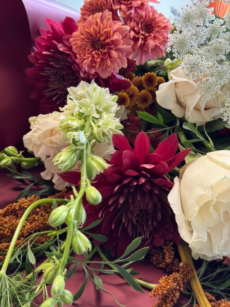 Inside the Fleurish Chicago flower shop on 43rd Street